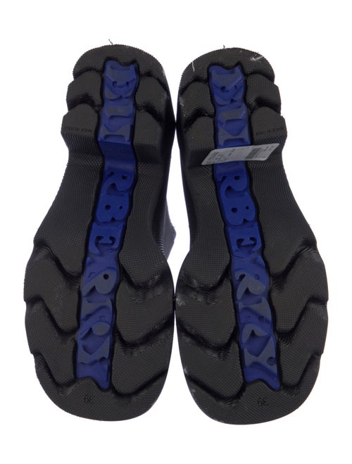 Burberry Smoked Check Pattern Rubber Rain Boots