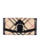 Burberry Nova Check Pattern Continental Wallet