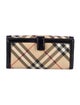 Burberry Nova Check Pattern Continental Wallet