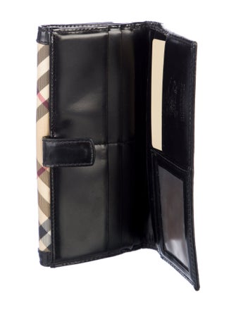 Burberry Nova Check Pattern Continental Wallet