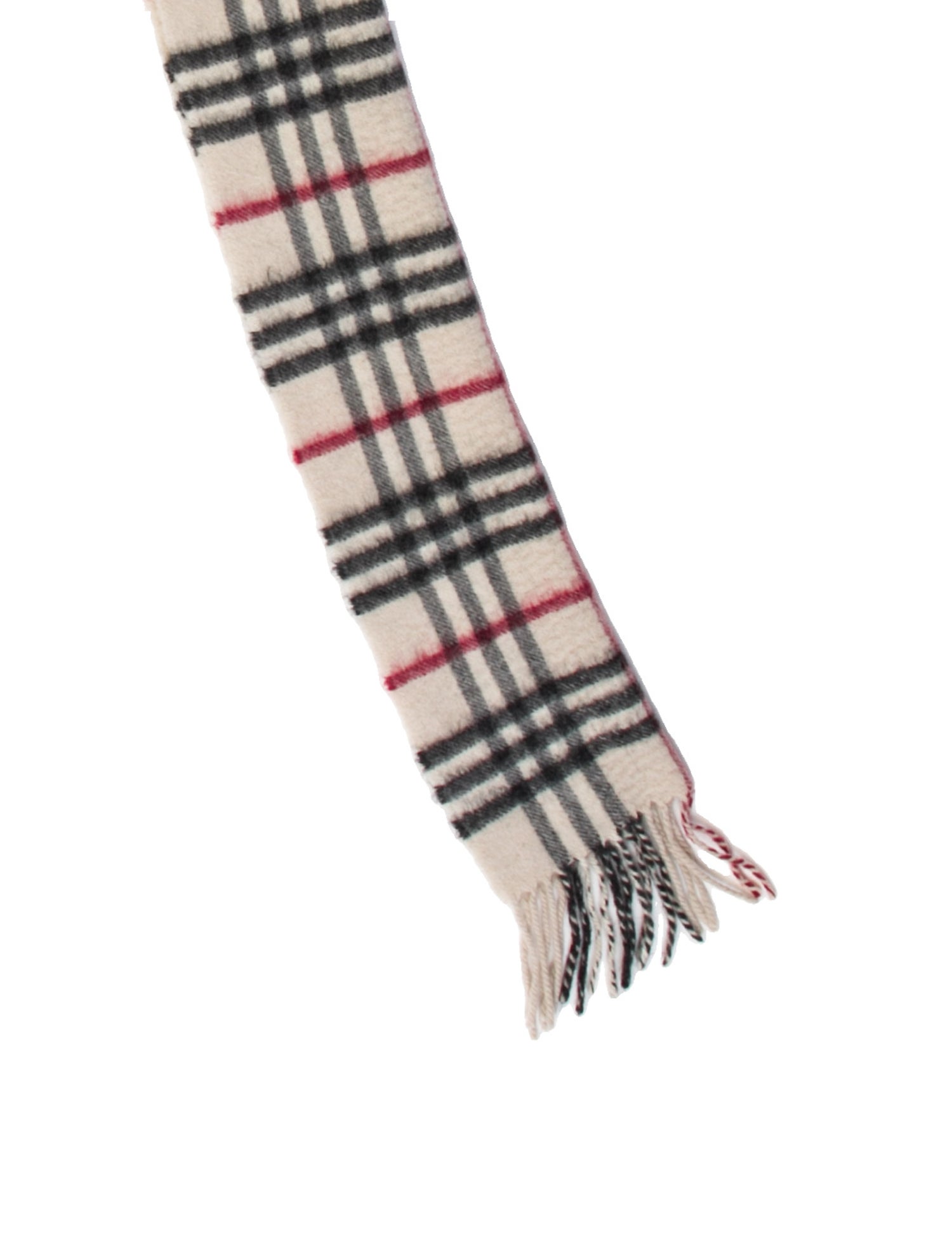 Burberry Cashmere Nova Check Pattern Scarf