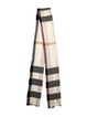 Burberry Cashmere Super Nova Check Pattern Shawl