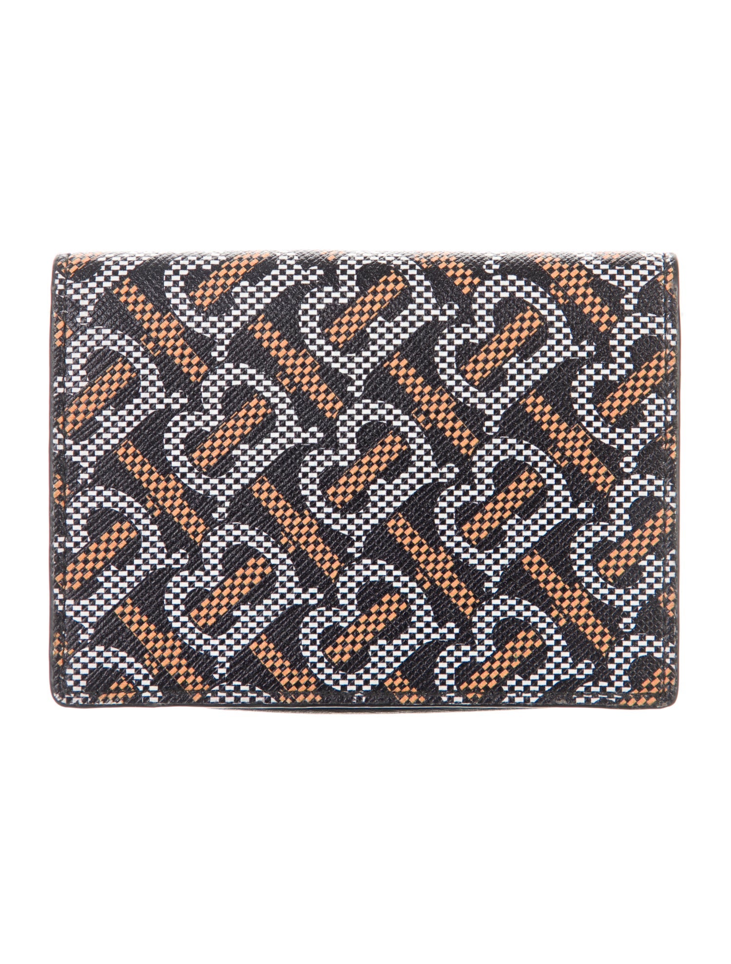 Burberry Leather Printed Card Holder