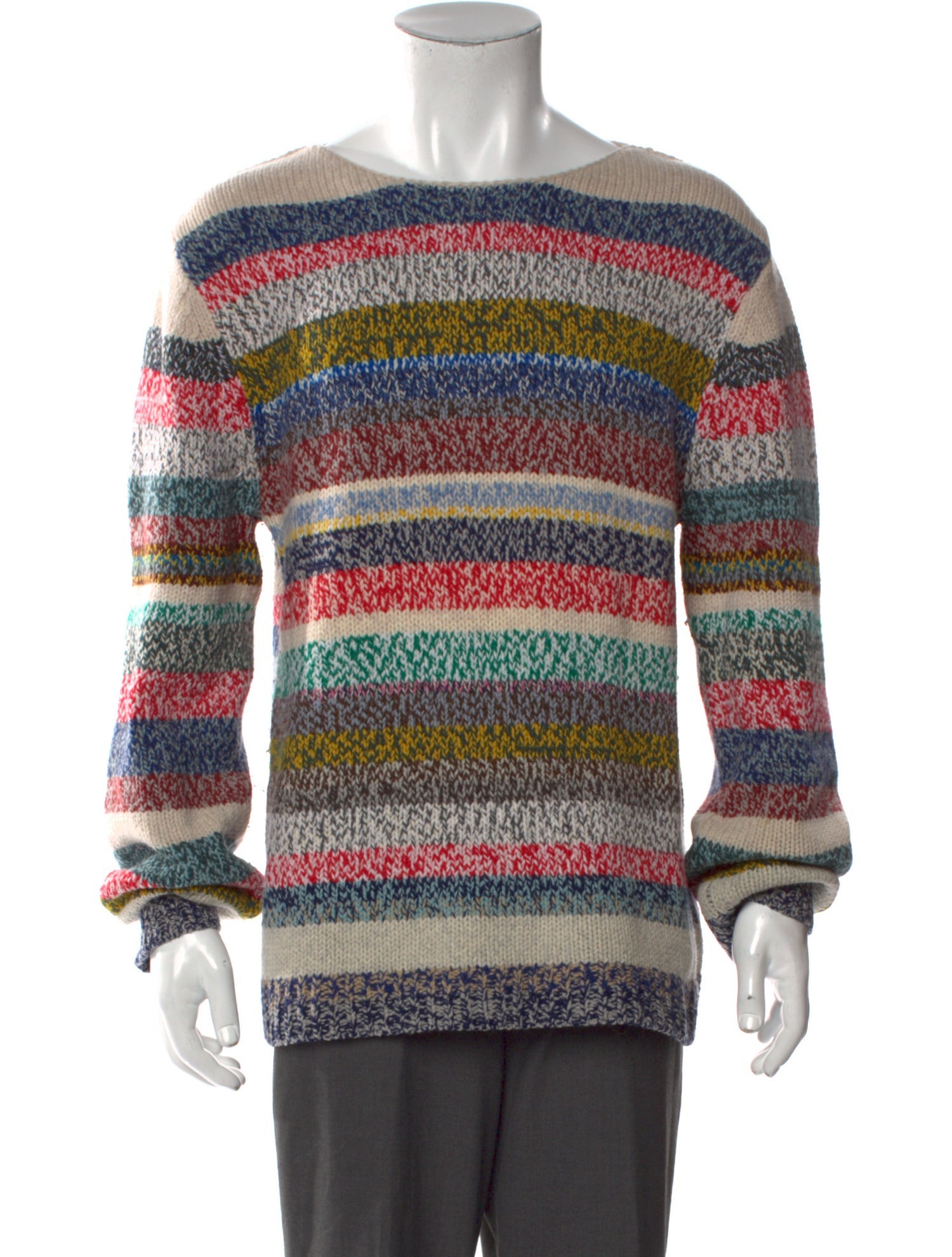 Burberry Merino Wool Striped Pullover