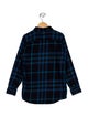 Burberry Burberry Boys' Check Pattern Flannel Shirt