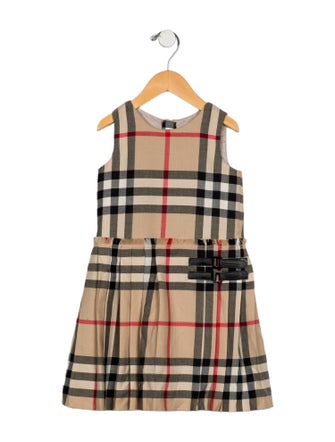 Burberry Burberry Girls' Sleeveless Check Dress