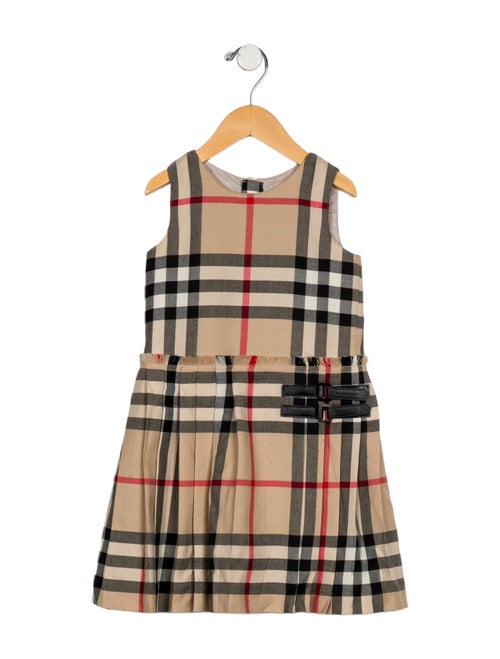 Burberry Burberry Girls' Sleeveless Check Dress