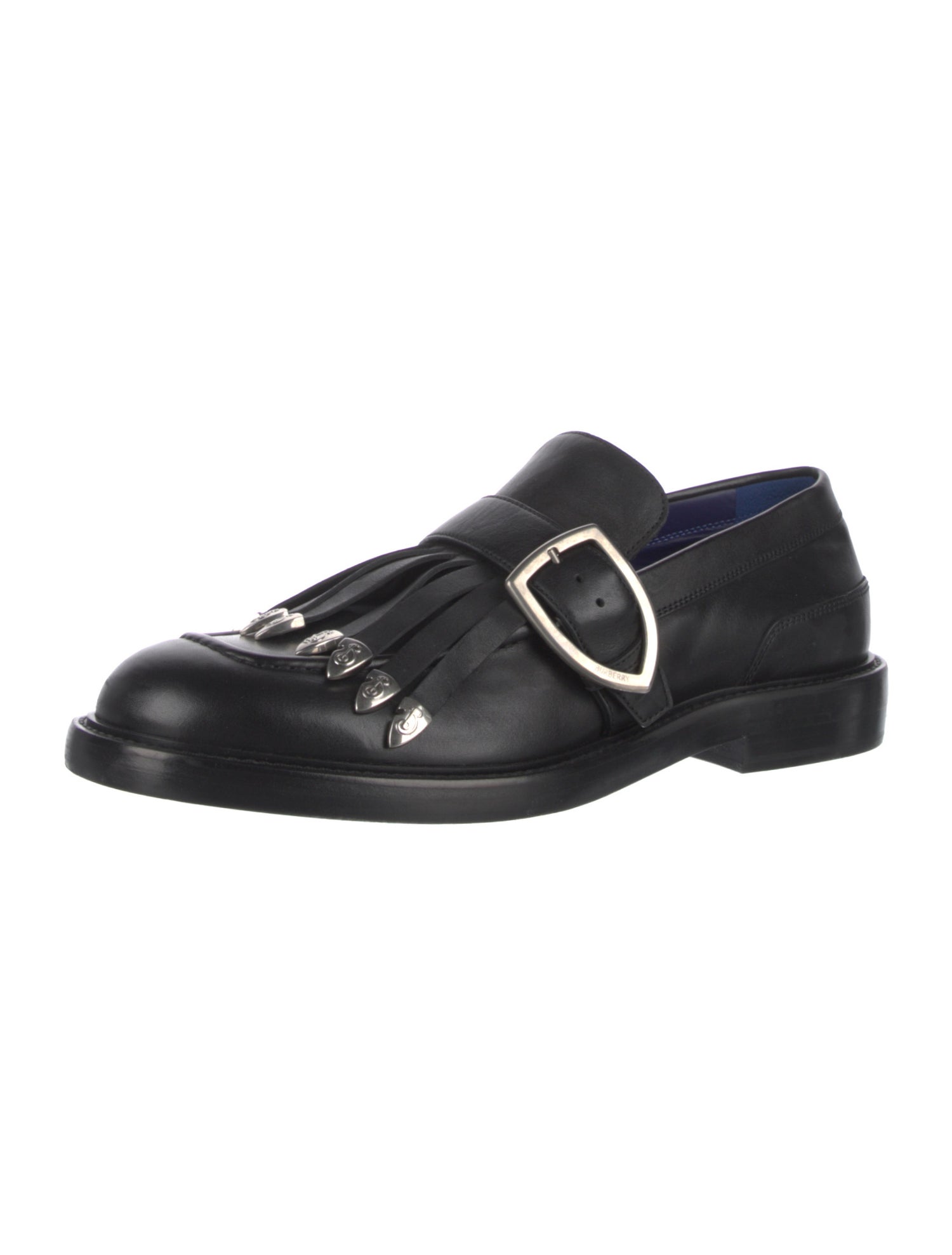 Burberry Leather Monk Straps