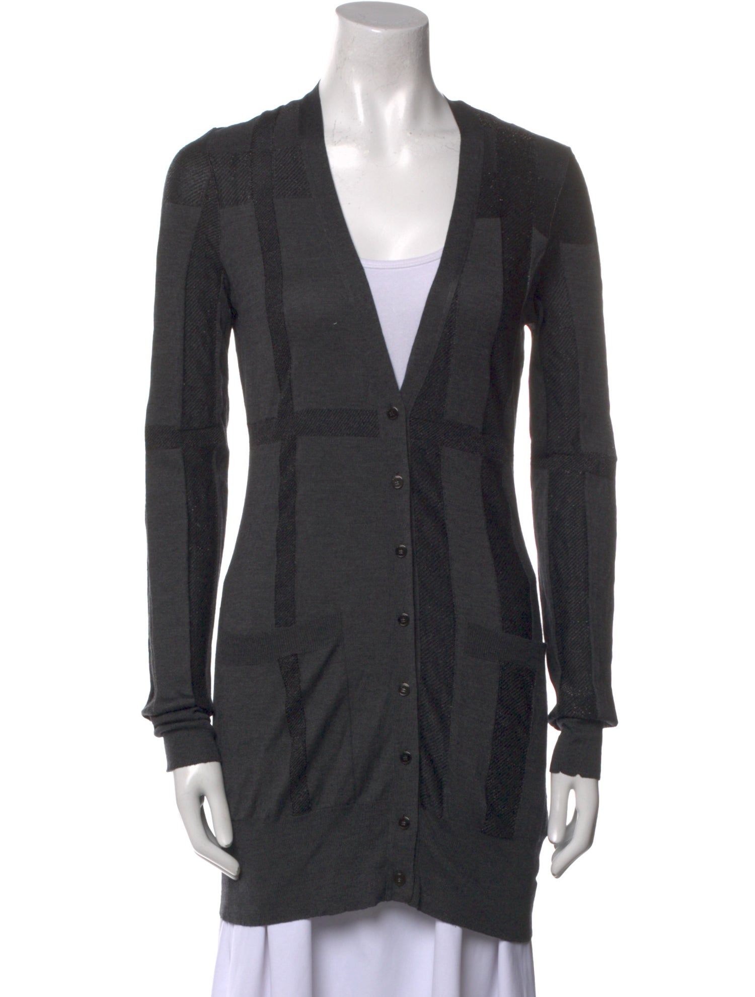 Burberry London Silk V-Neck Sweater