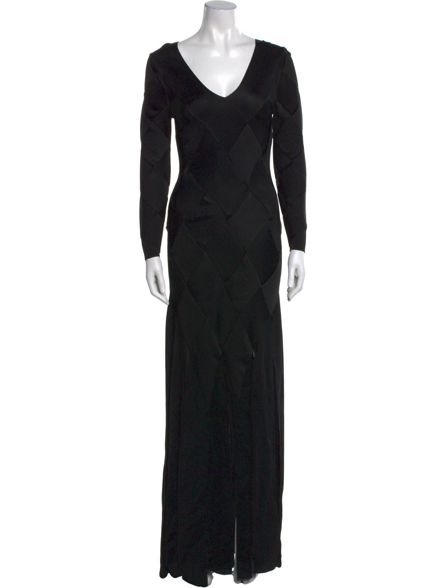 Burberry V-Neck Mini Dress