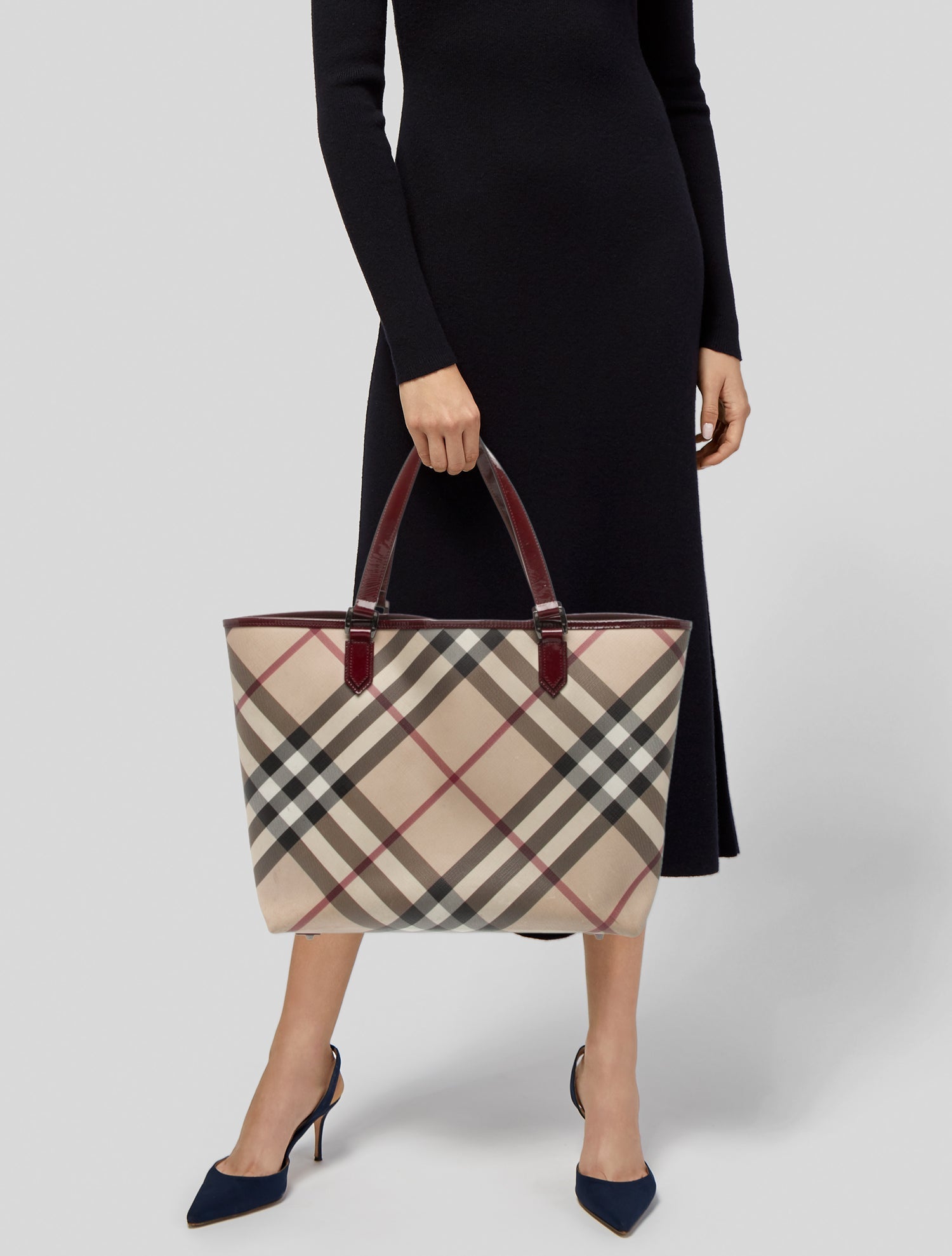 Burberry Super Nova Check Tote