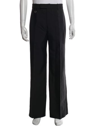 Burberry Virgin Wool Wide Leg Pants