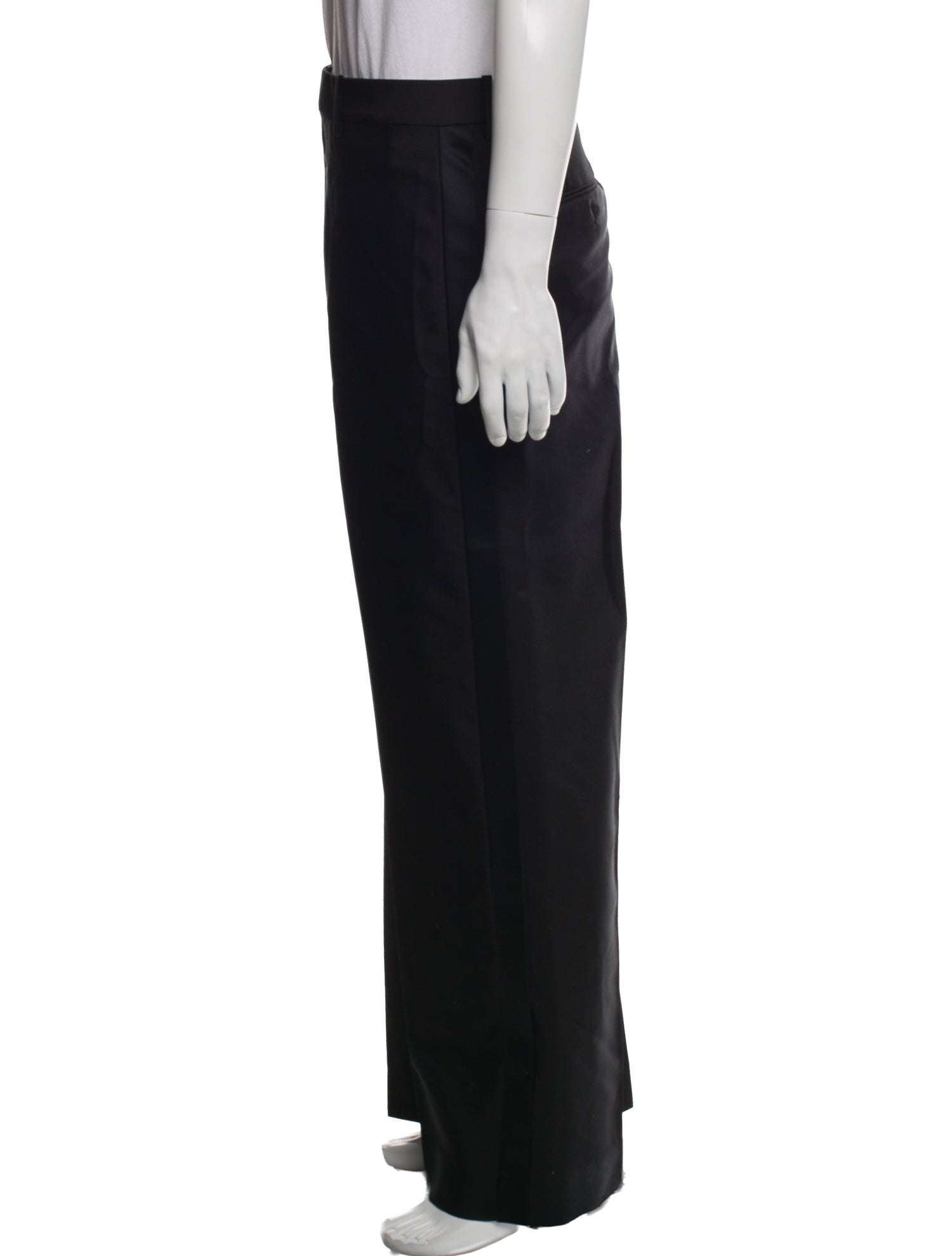 Burberry Virgin Wool Wide Leg Pants