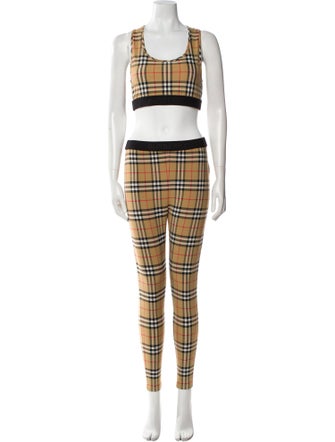 Burberry Striped Pant Set