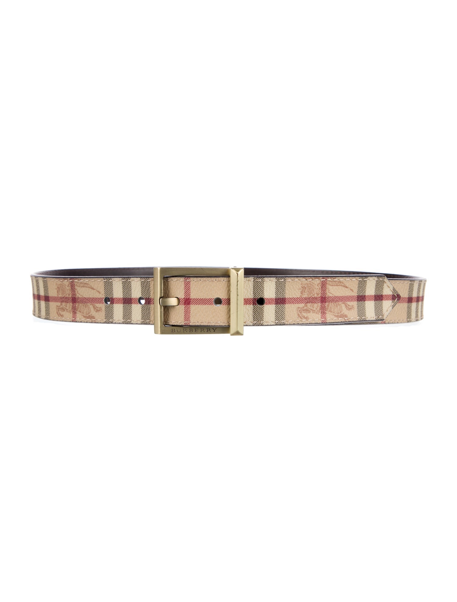 Burberry Horseferry Check Pattern Waist Belt
