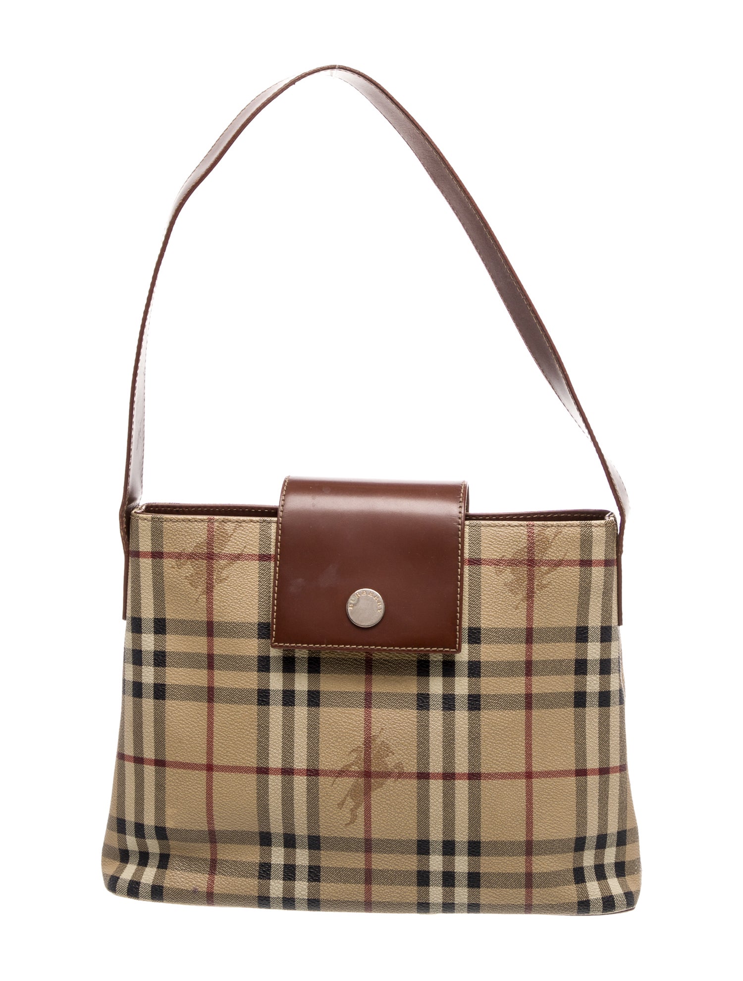 Burberry Haymarket Check Shoulder Bag