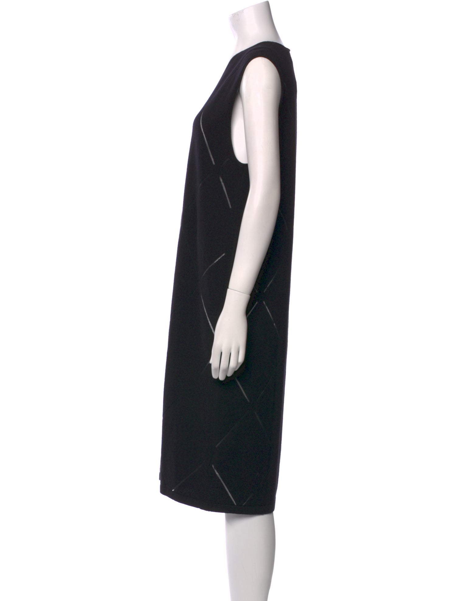 Burberry Wool Midi Length Dress w/ Tags