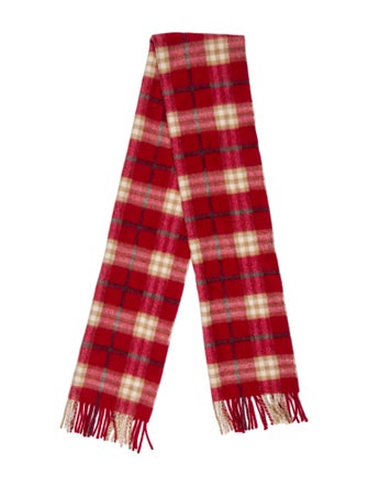 Burberry Cashmere House Check Pattern Scarf