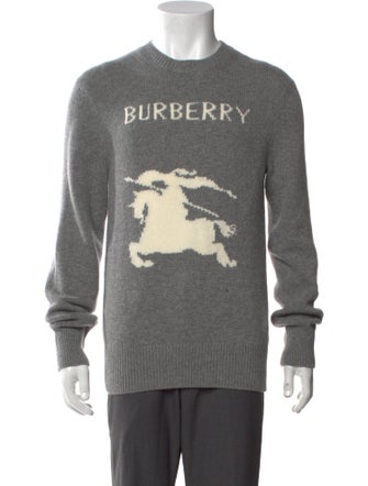 Burberry Exploded Check Pattern Wool Pullover