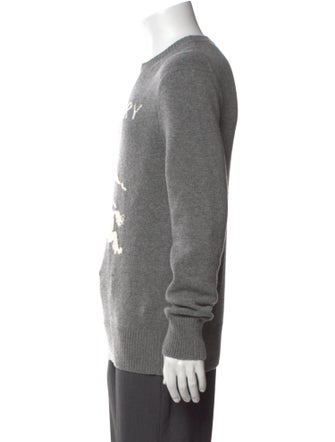 Burberry Exploded Check Pattern Wool Pullover
