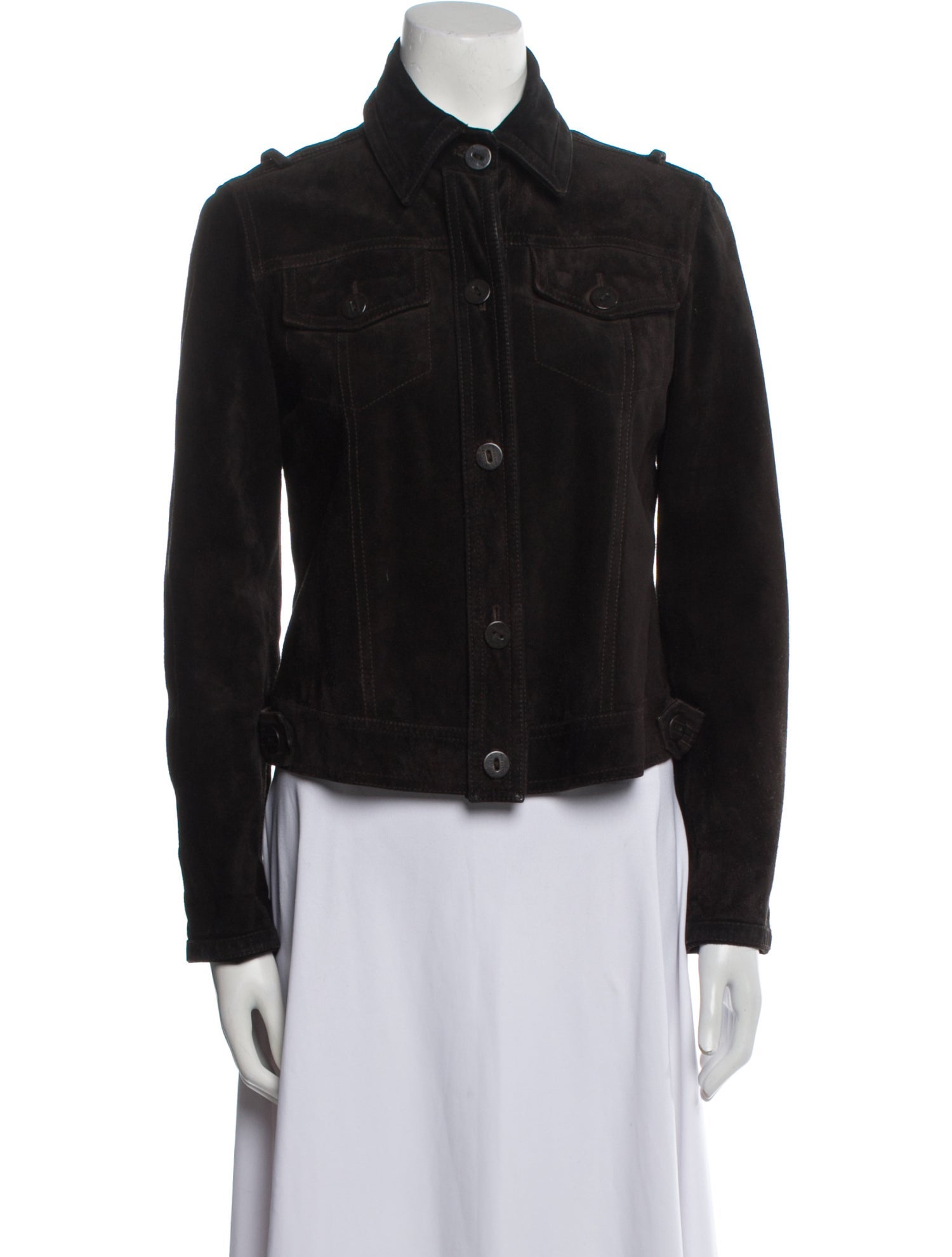 Burberry Leather Denim Jacket