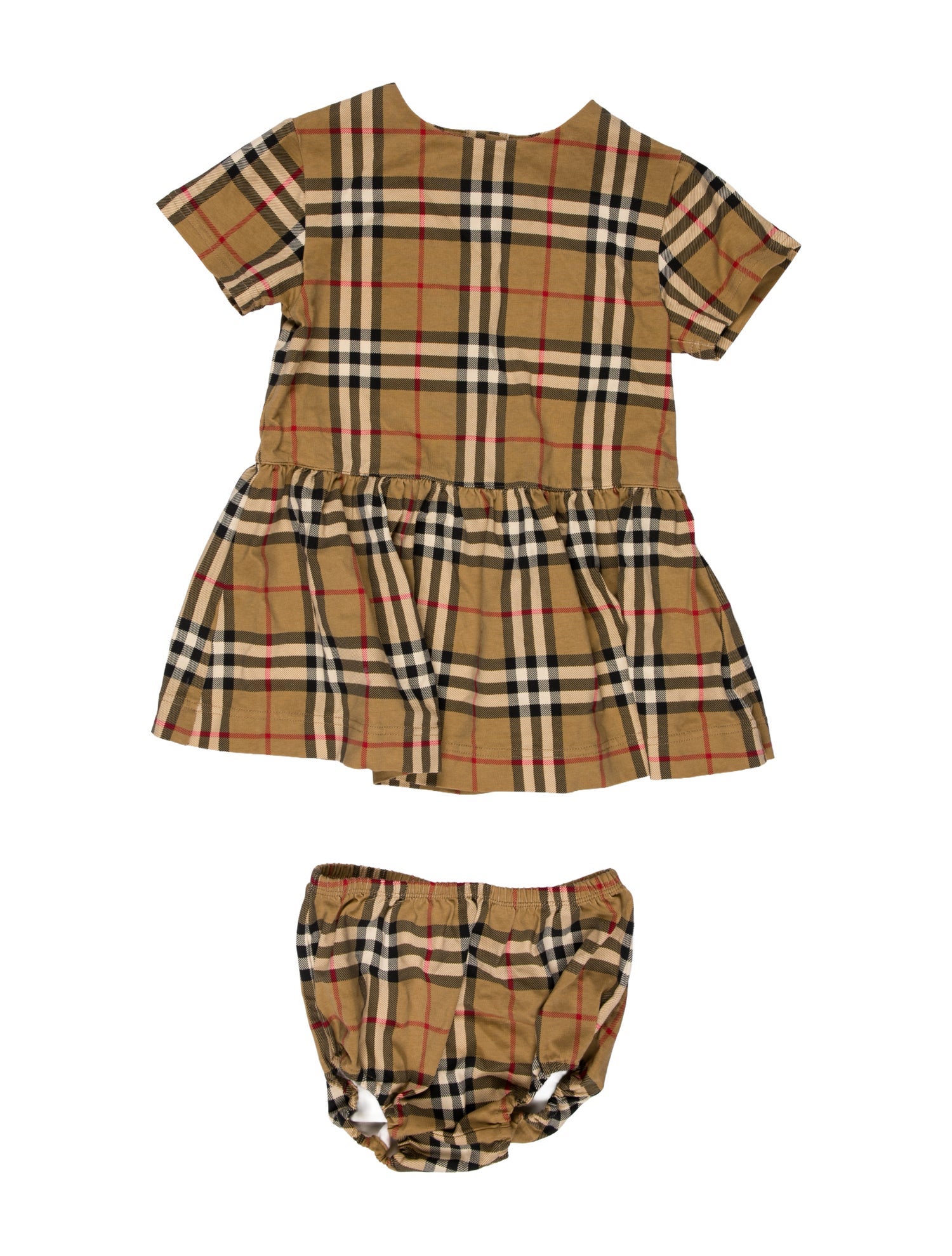 Burberry Infant Girls' Two Piece Dress Set