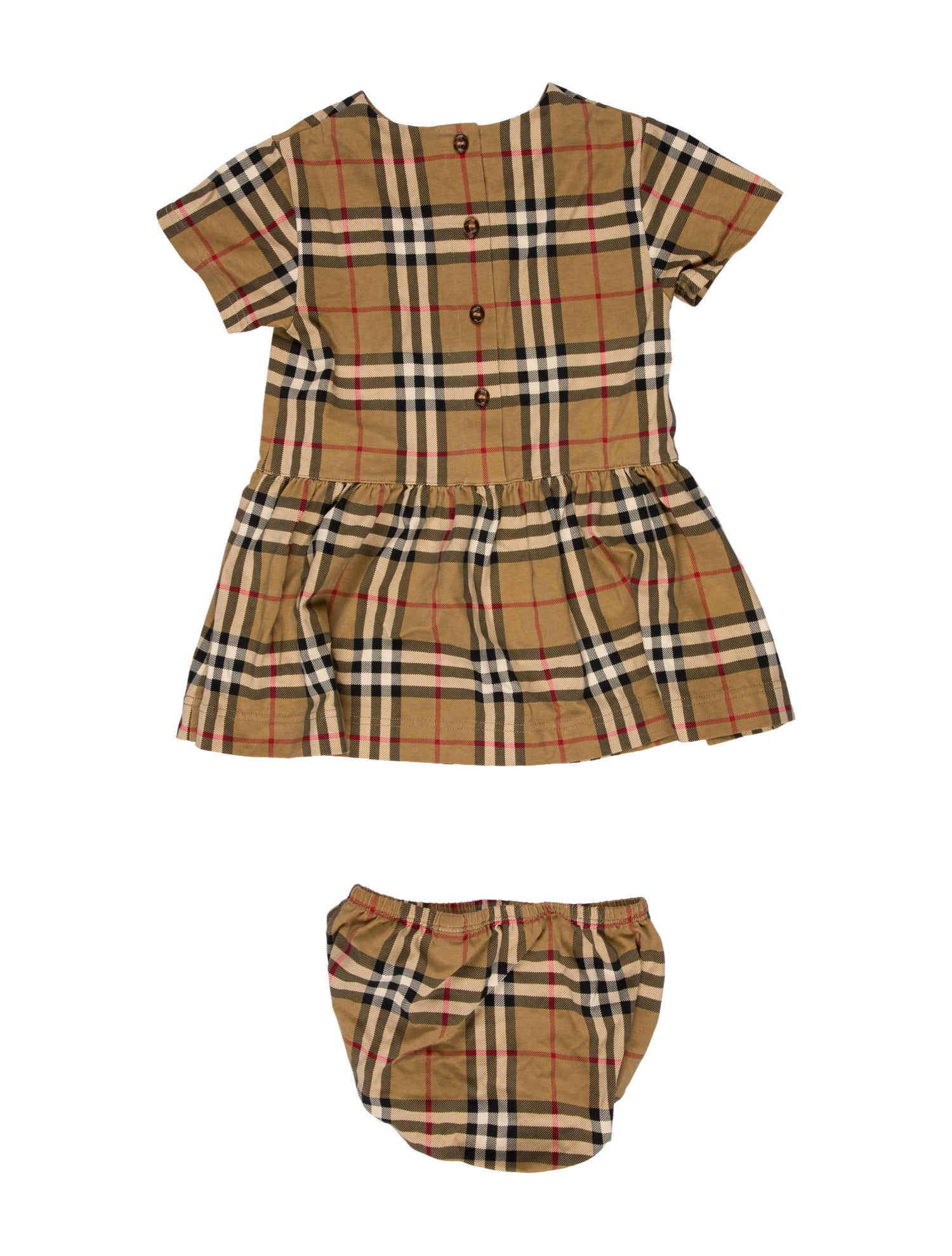 Burberry Infant Girls' Two Piece Dress Set