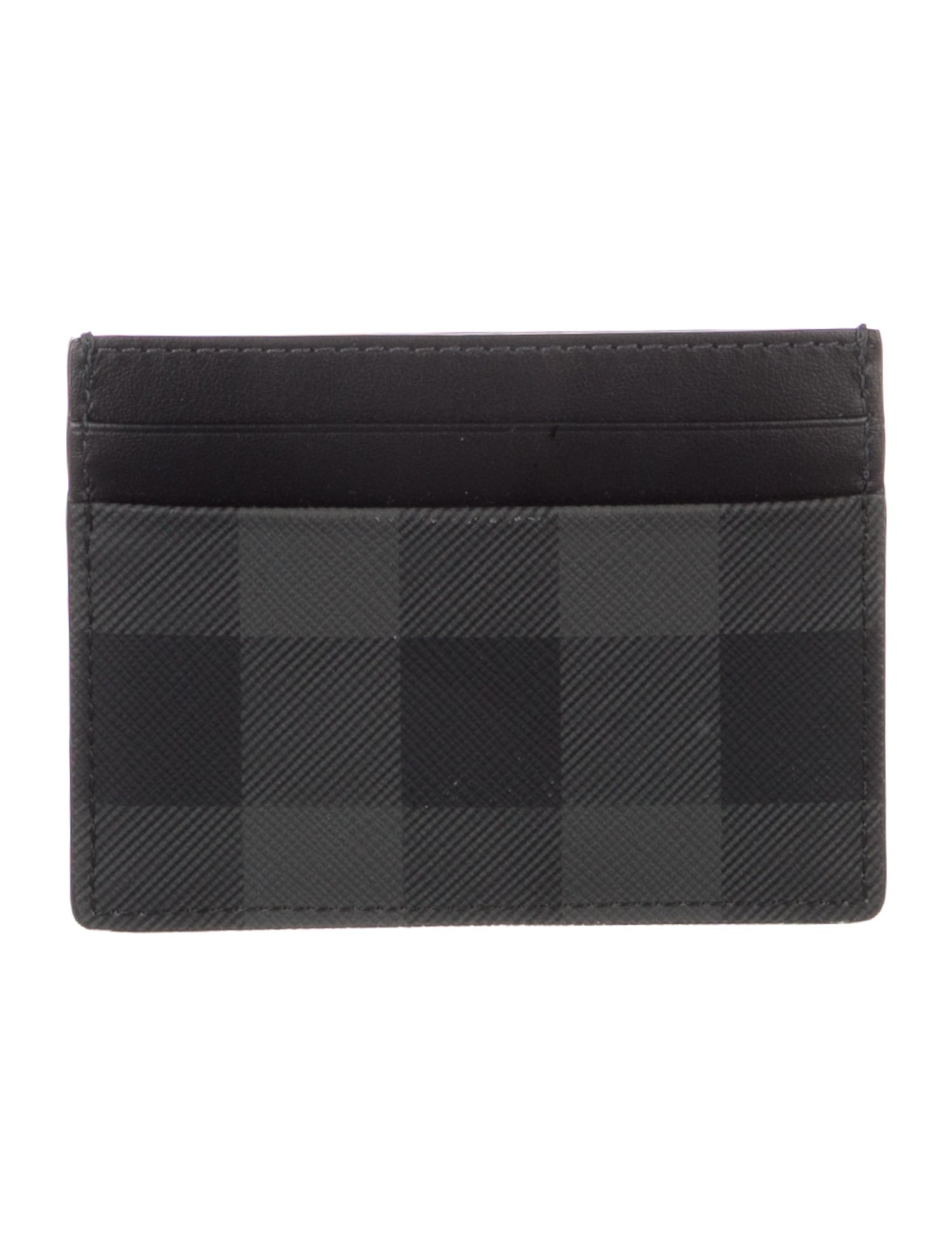 Burberry Plaid Print Card Holder