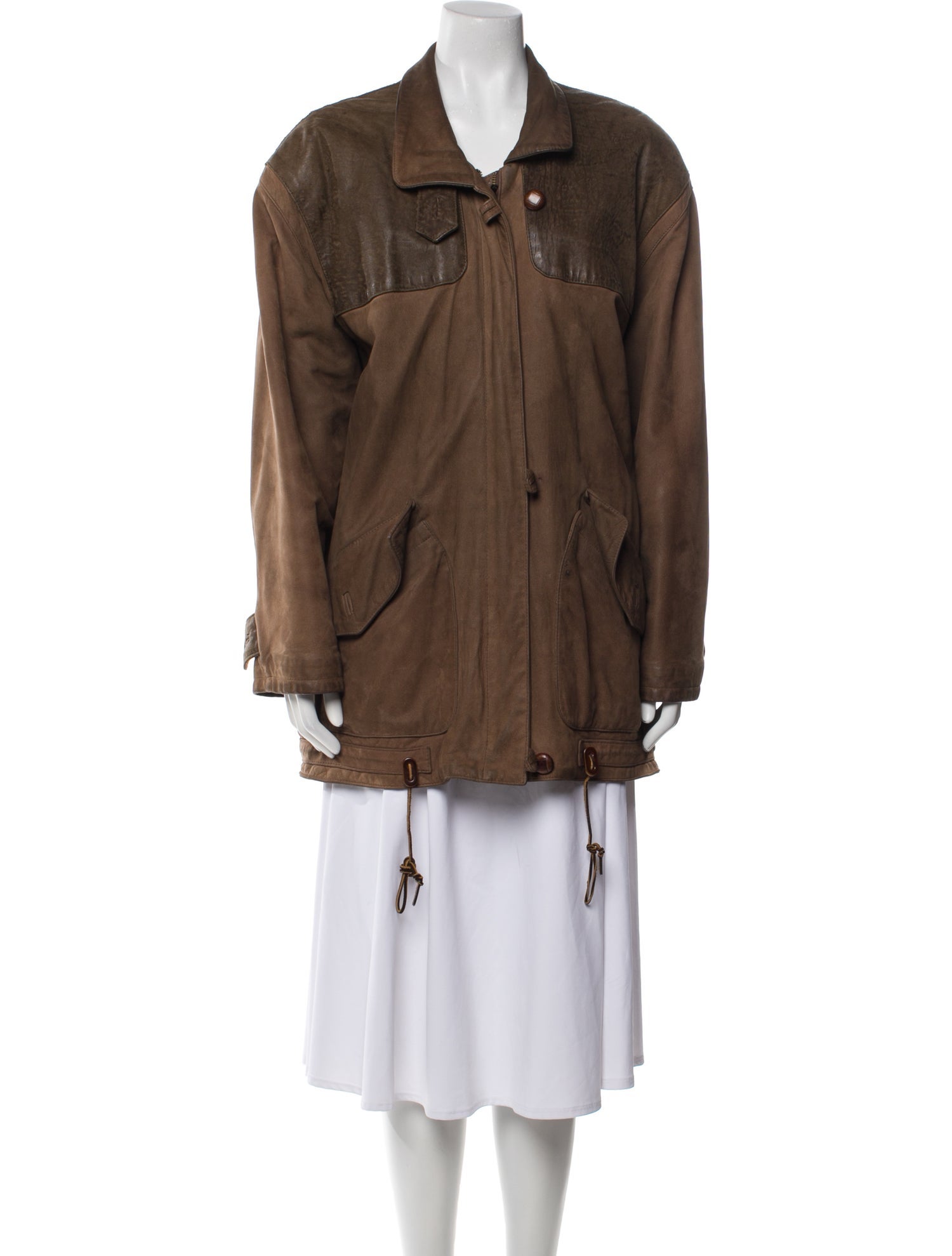 Burberry's Vintage Leather Utility Jacket