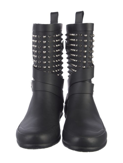 Burberry Rubber Studded Accents Rain Boots