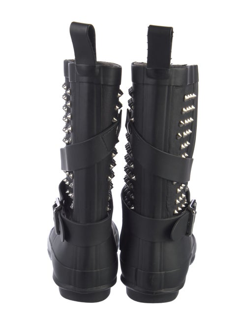 Burberry Rubber Studded Accents Rain Boots