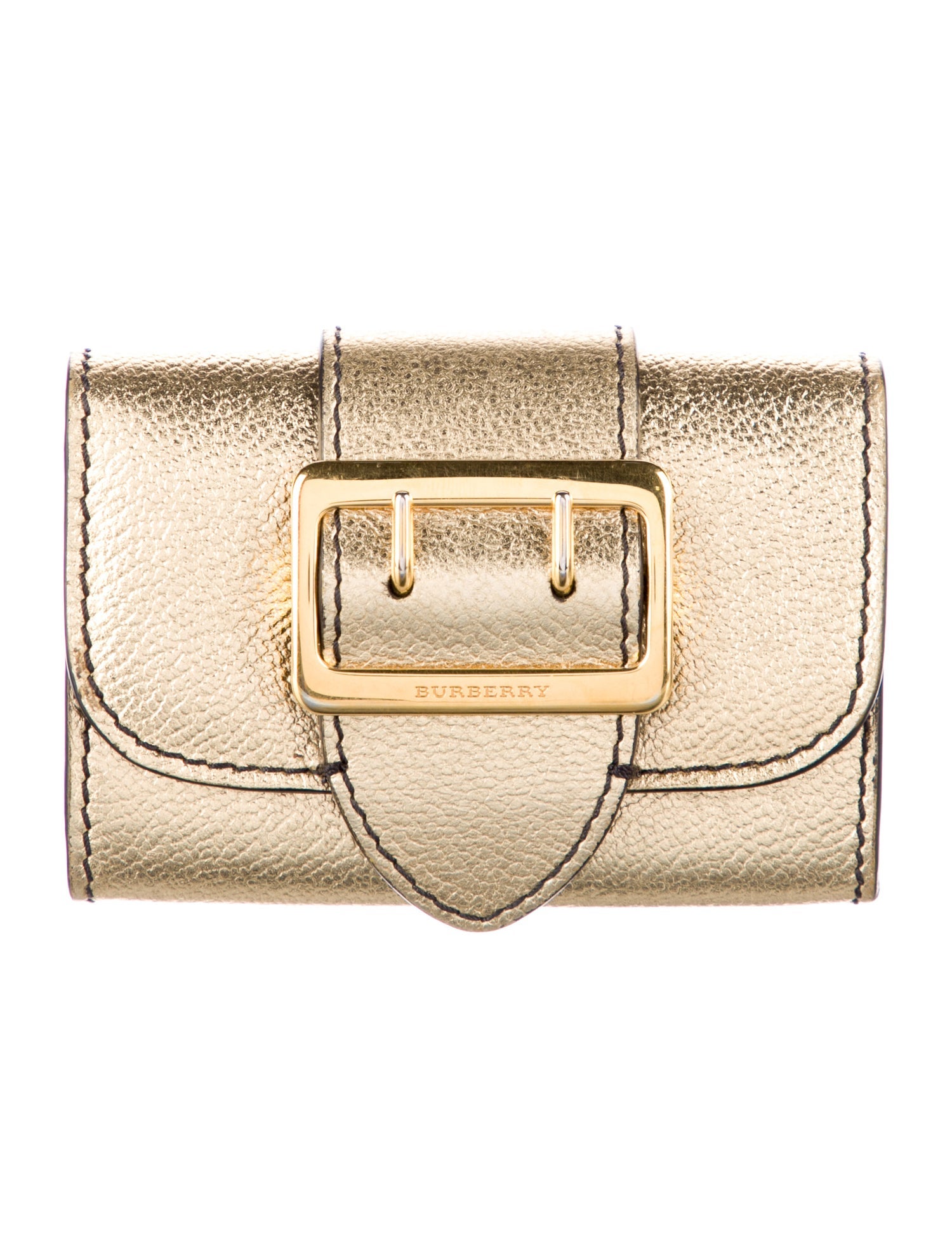 Burberry Leather Compact Wallet