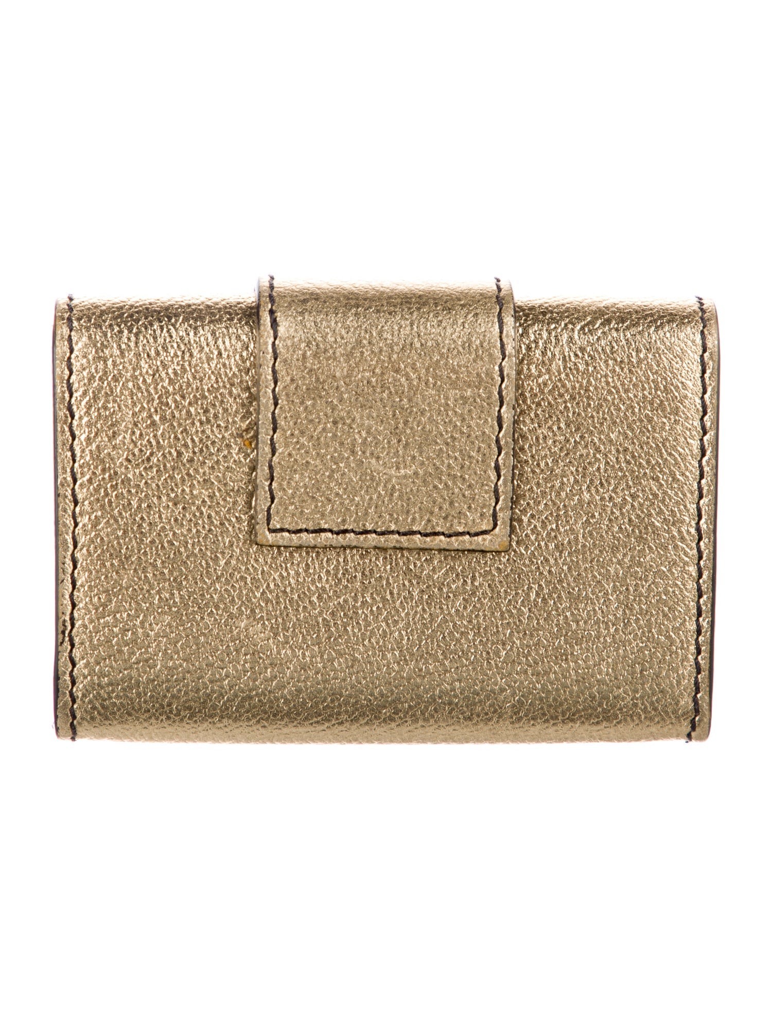 Burberry Leather Compact Wallet