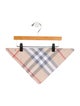 Burberry Infants' Checkprint Bib