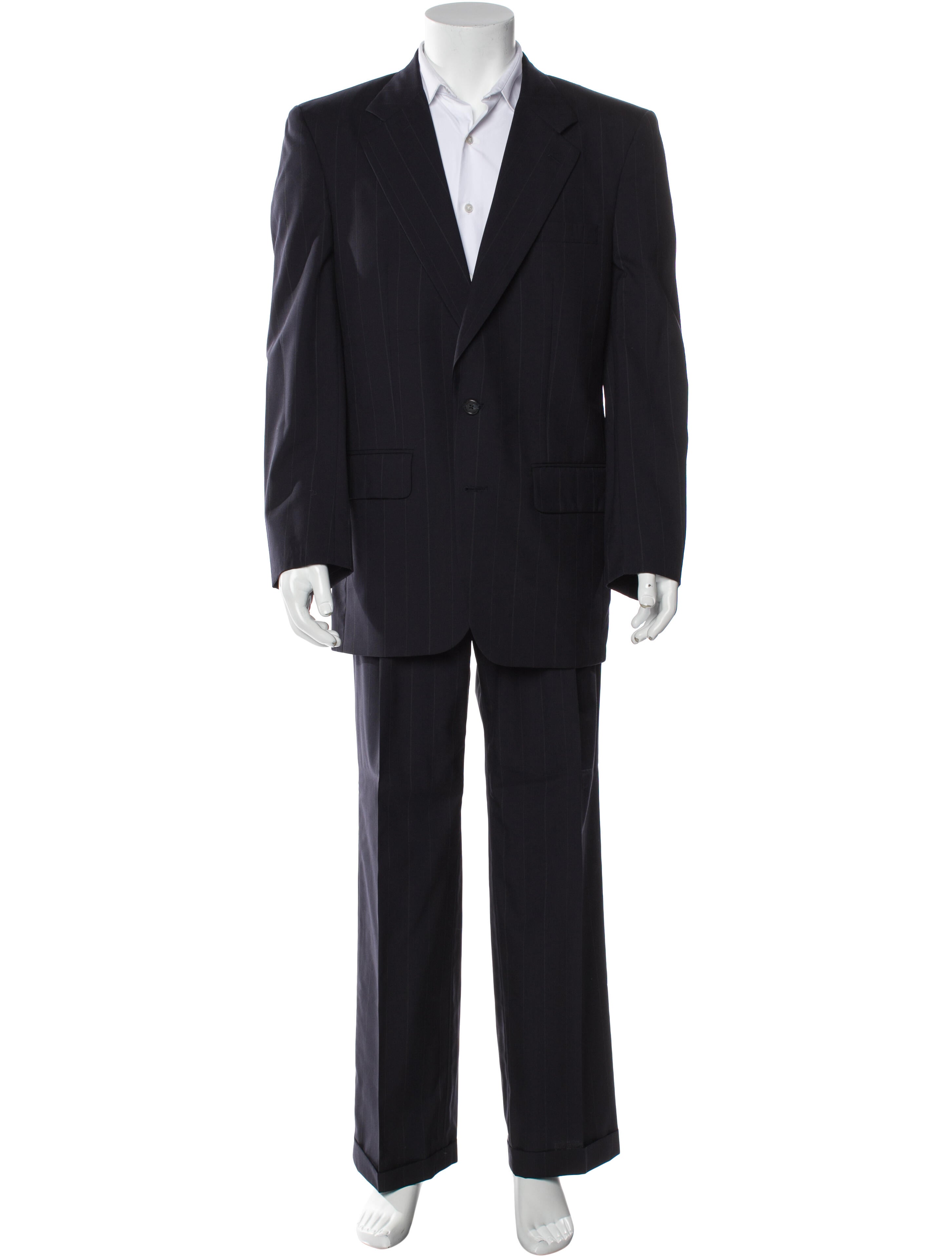 Burberry's Wool Striped Two-Piece Suit