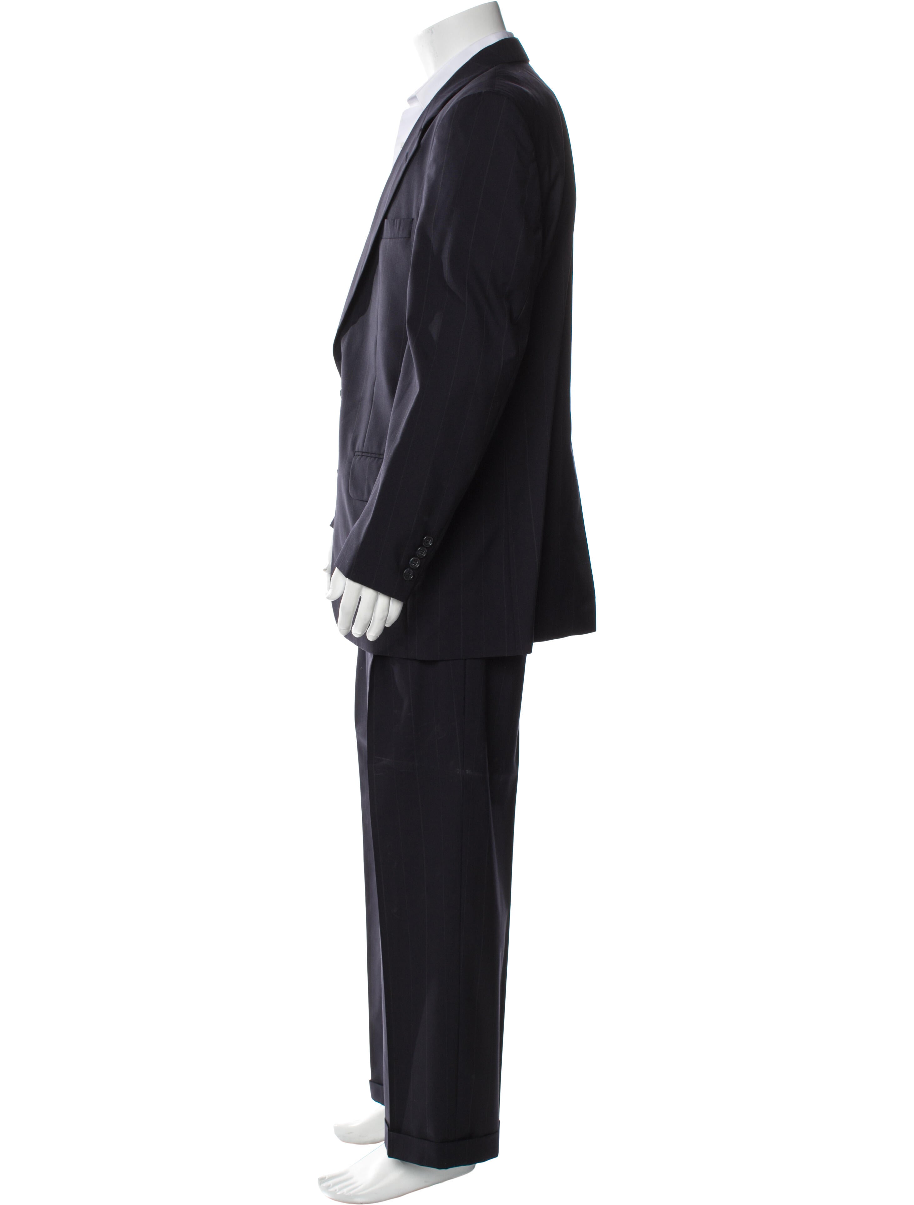 Burberry's Wool Striped Two-Piece Suit