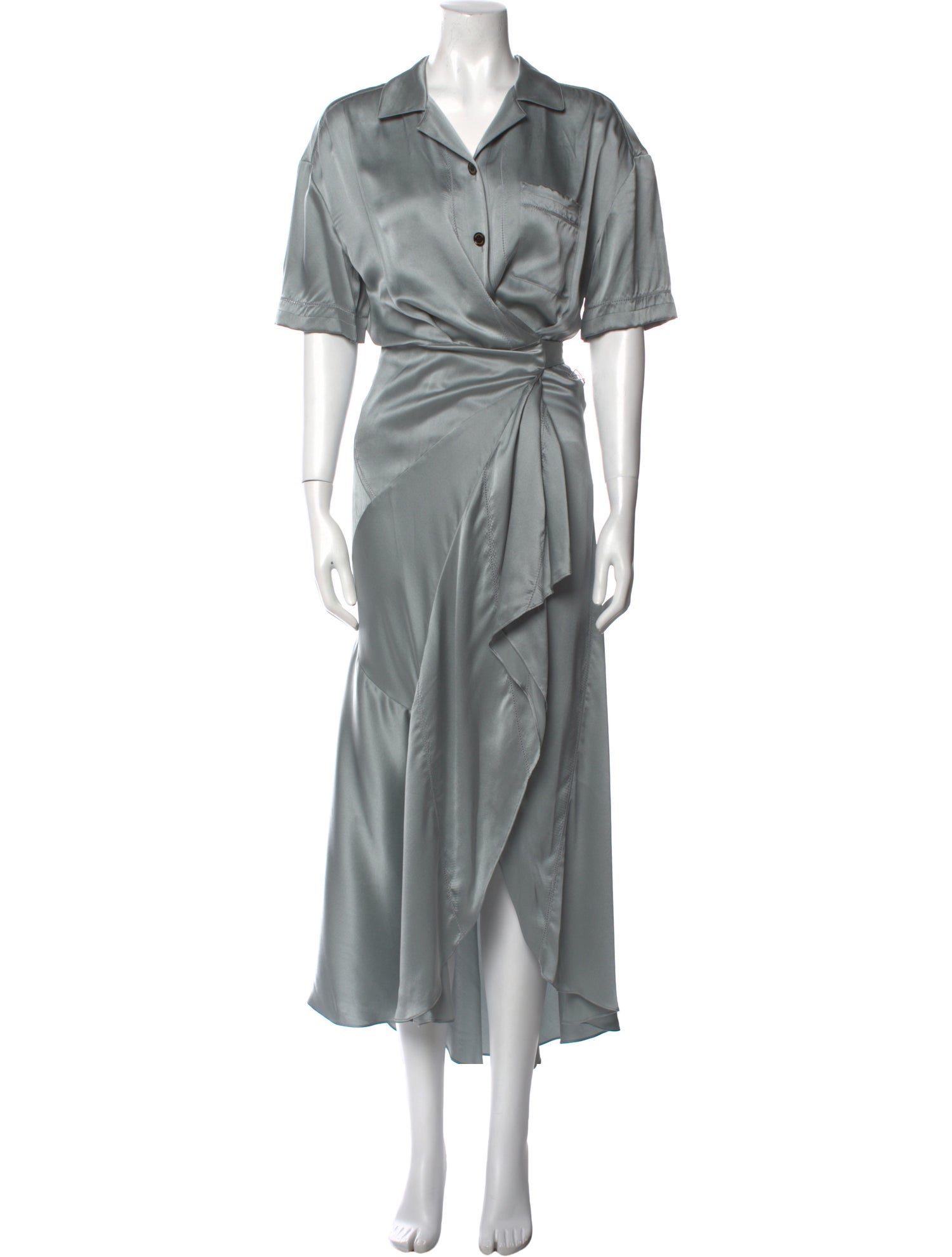 Burberry Silk Long Dress w/ Tags