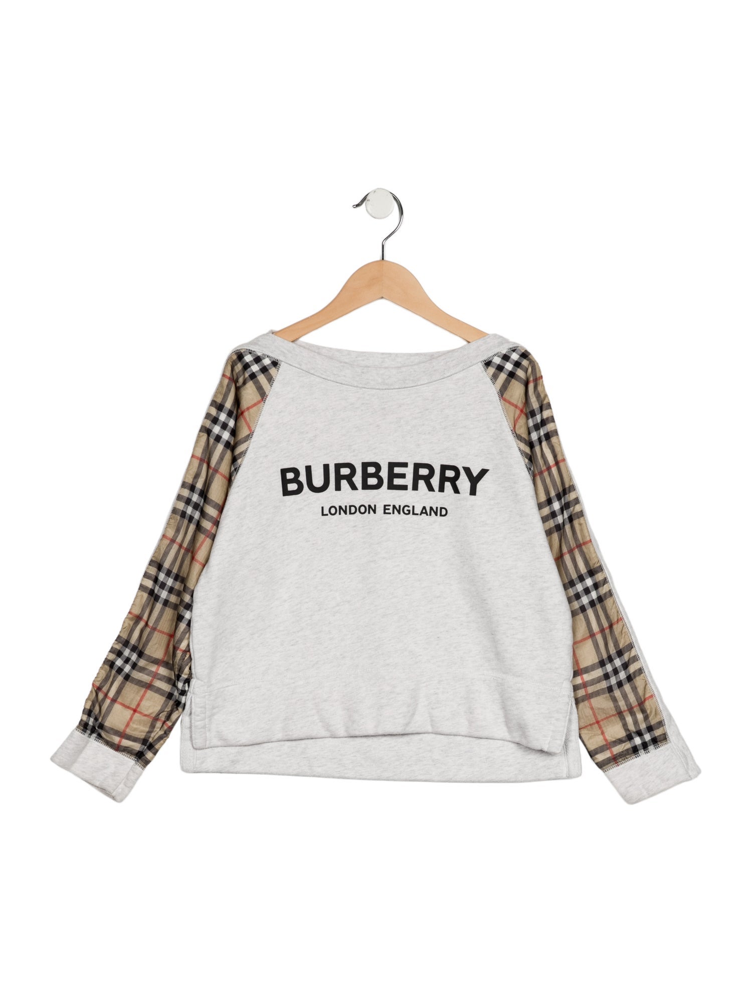 Burberry Burberry Girls' Check Pattern Sweater
