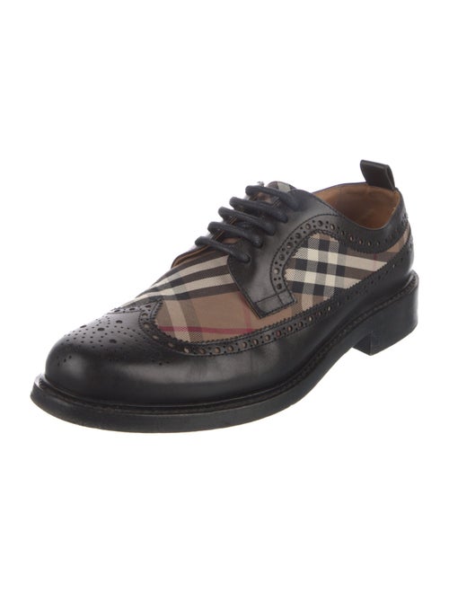 Burberry Nova Check Pattern Leather Spectators