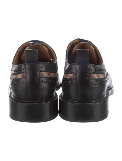 Burberry Nova Check Pattern Leather Spectators