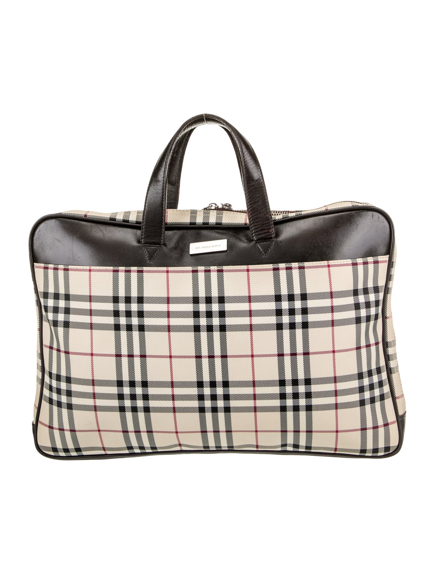 Burberry Nova Check Top Handle Bag