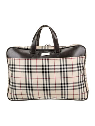 Burberry Nova Check Top Handle Bag