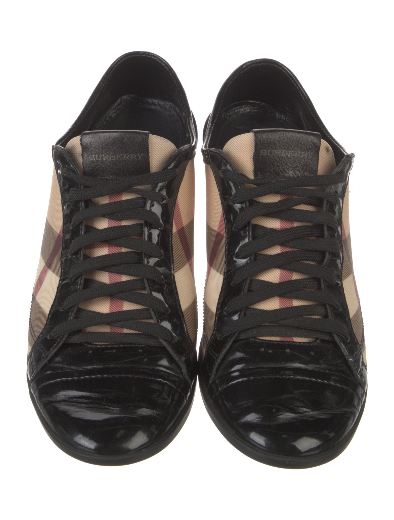 Burberry Nova Check Pattern Sneakers