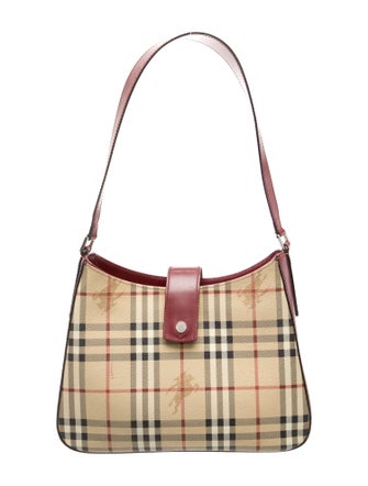 Burberry Haymarket Check Shoulder Bag