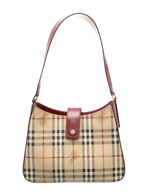 Burberry Haymarket Check Shoulder Bag