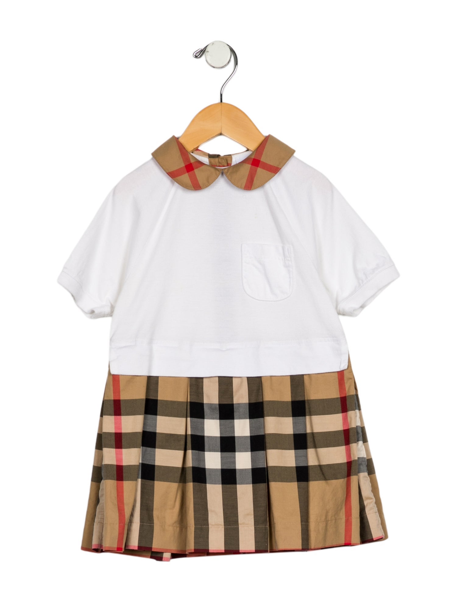 Burberry Burberry Girls' Collared Cotton Dress