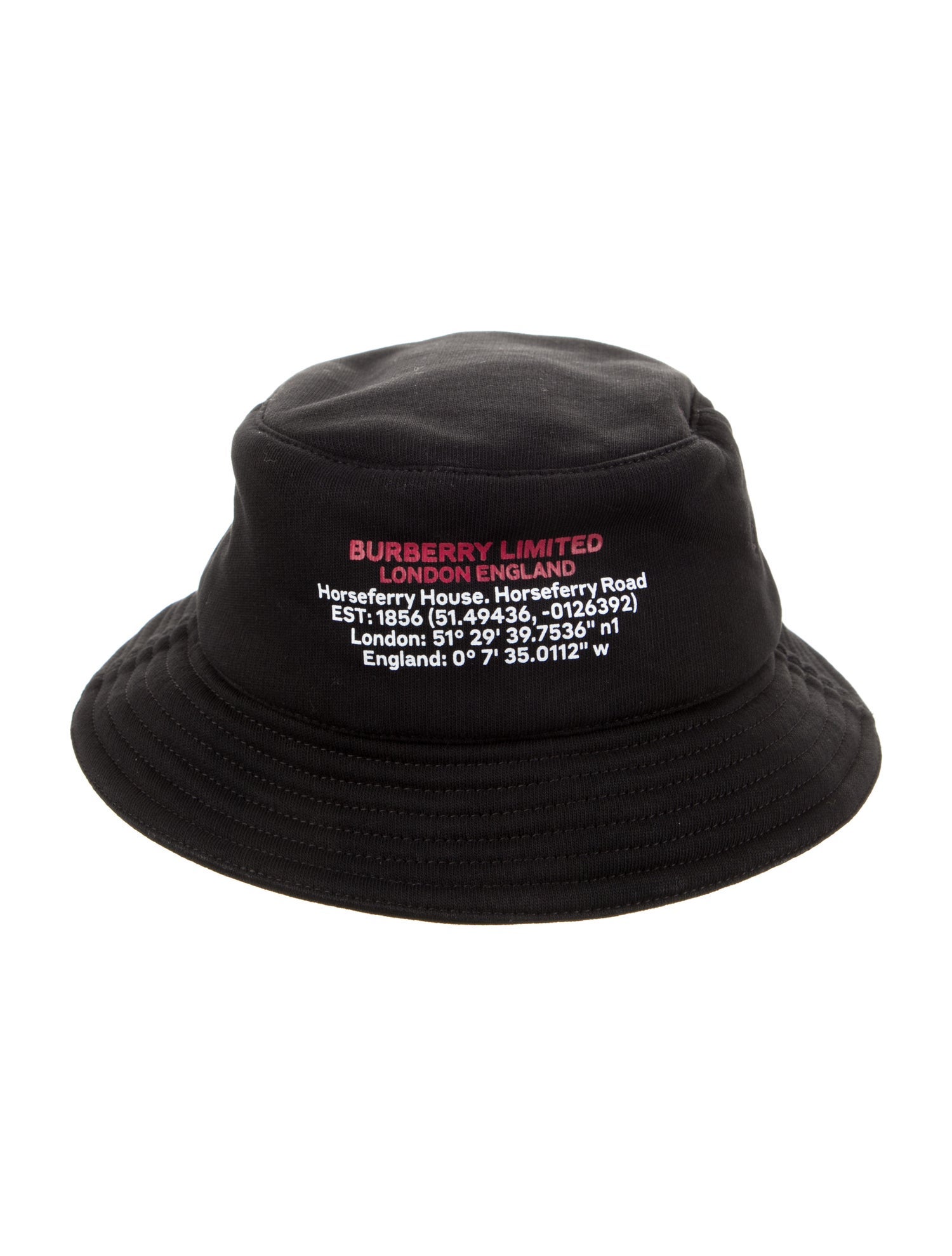 Burberry Horseferry Motif Jersey Bucket Hat
