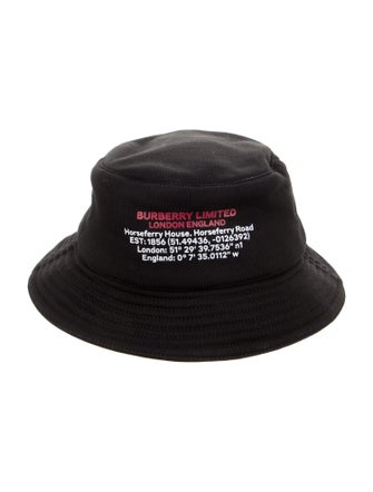 Burberry Horseferry Motif Jersey Bucket Hat