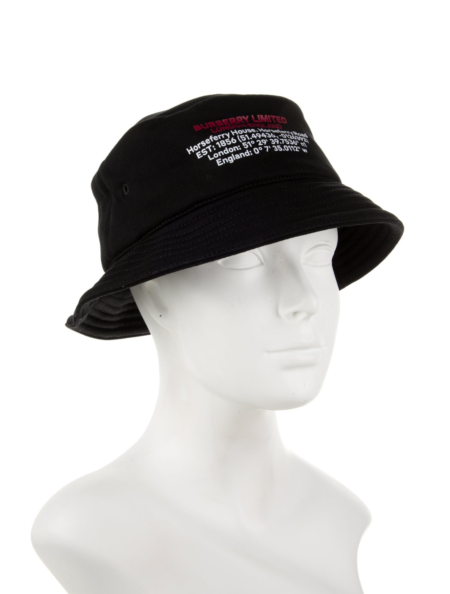 Burberry Horseferry Motif Jersey Bucket Hat