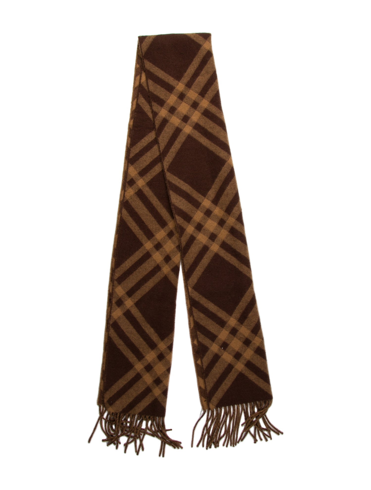 Burberry Cashmere Nova Check Pattern Scarf w/ Tags